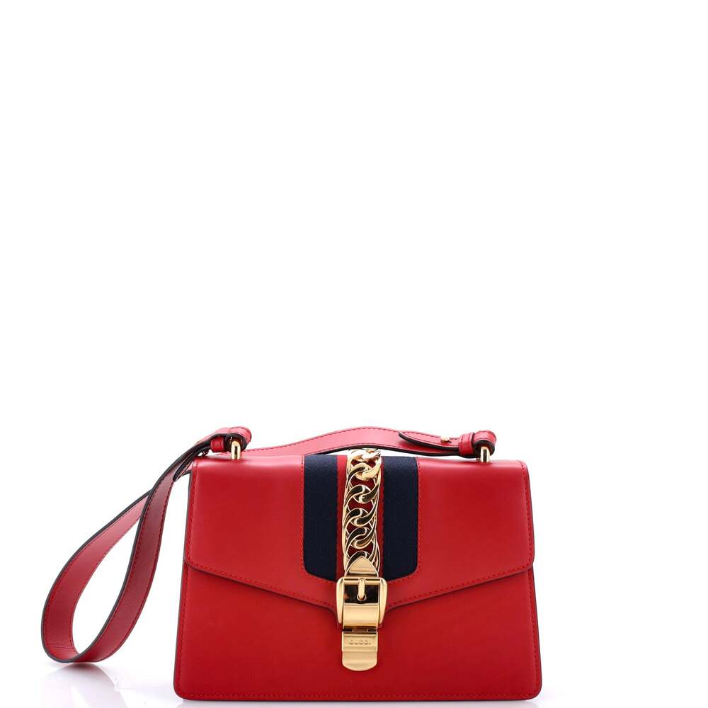 Gucci Sylvie Shoulder Bag Leather Small #347537G10B